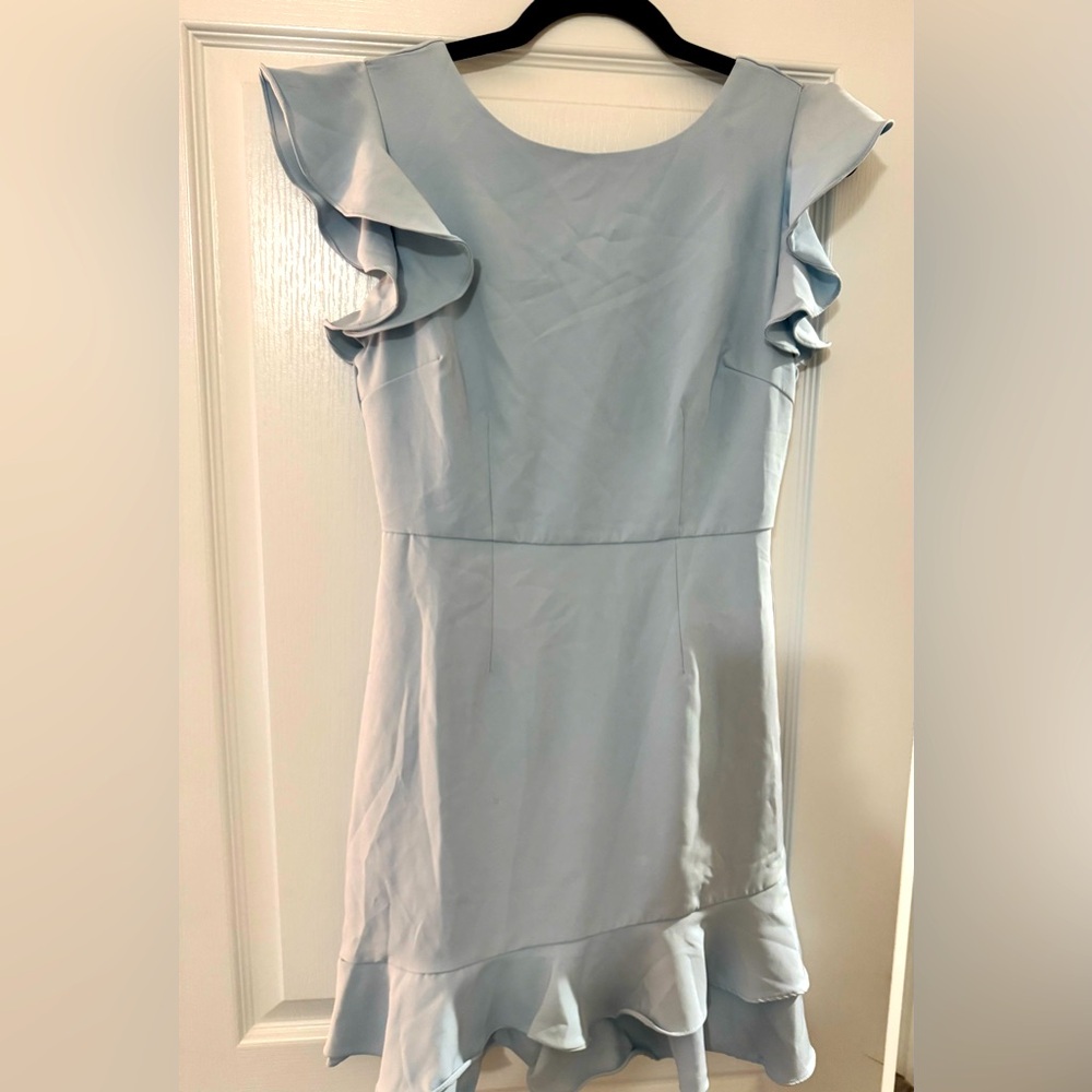 TCEC Light Blue Ruffle Dress.  Never worn